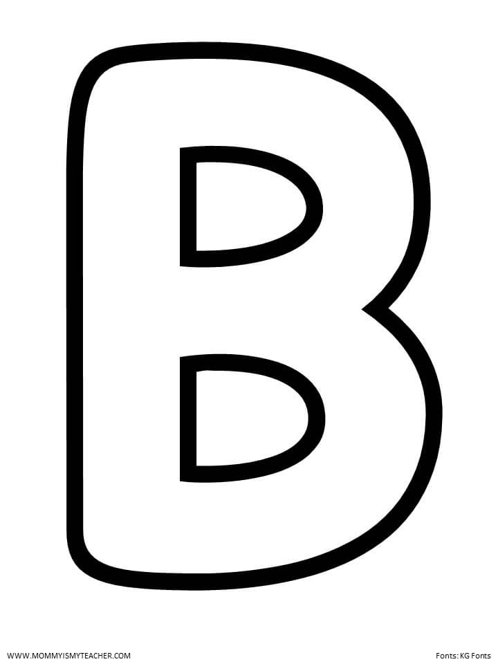 Letter B Free Printable Worksheets