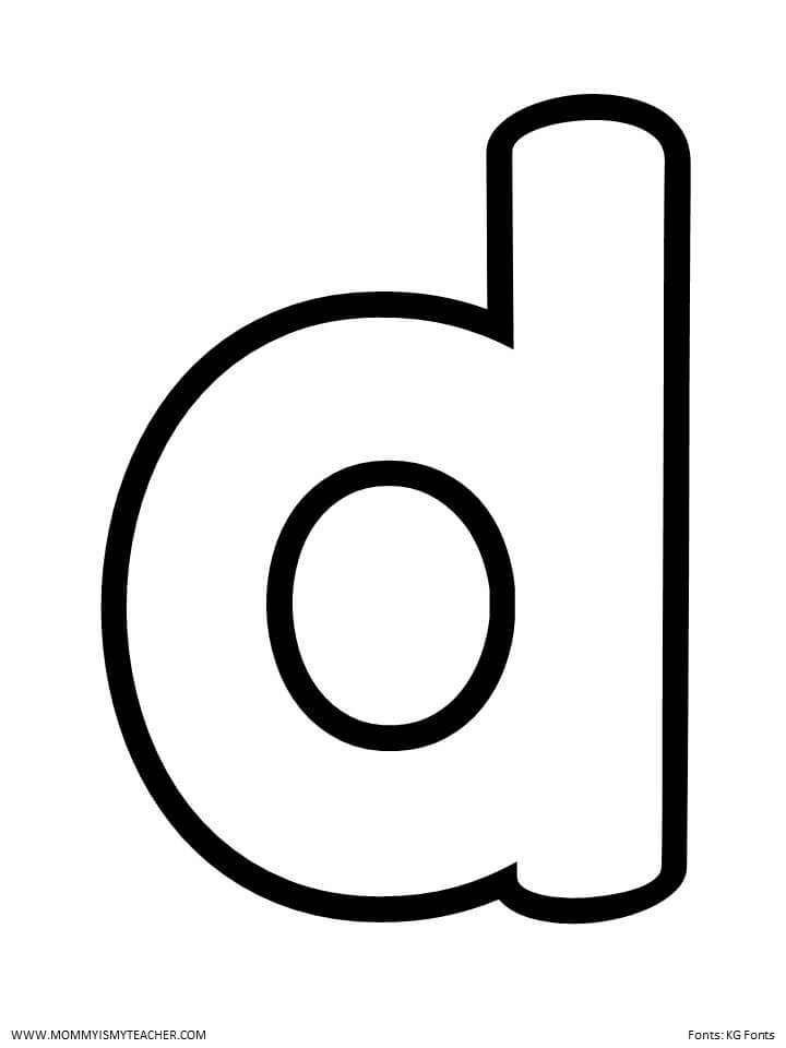 LETTER D PRINTABLES Mommy Is My Teacher