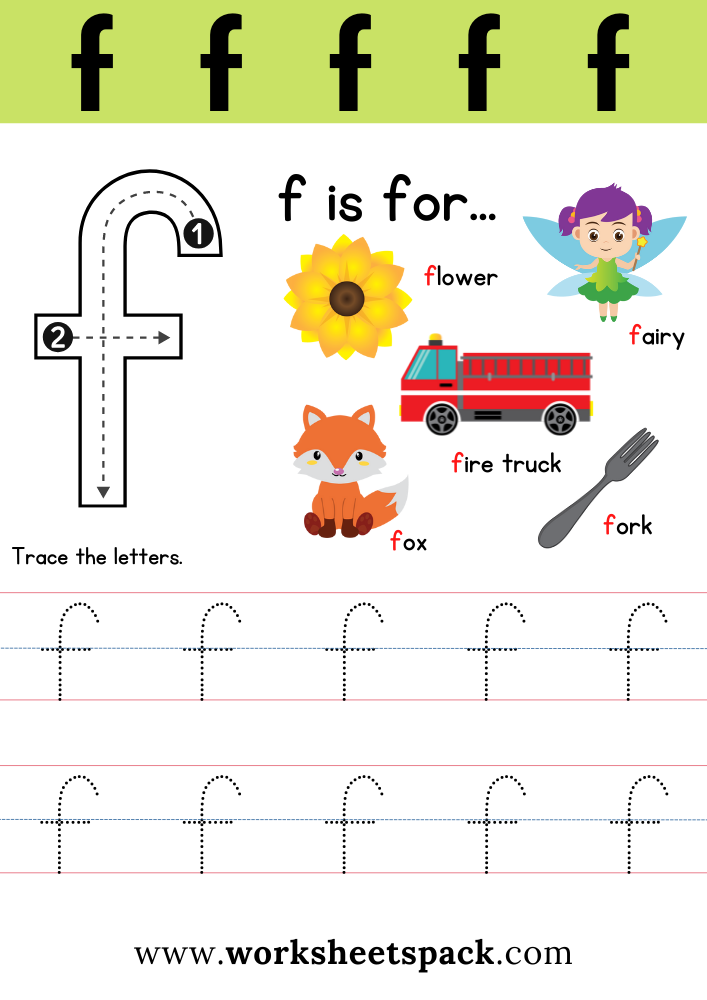 Letter F Worksheets Printable Letter F Worksheets Printable