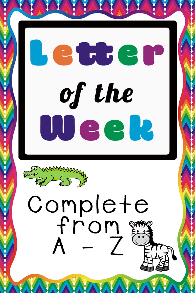 Letter Of The Week Free Printables Printables