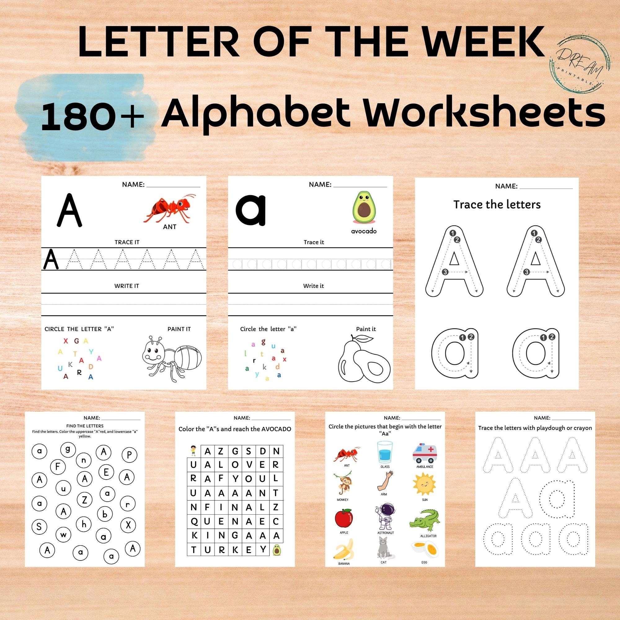 Letter Of The Week Worksheets Alphabet Worksheets Alphabet Tracing 