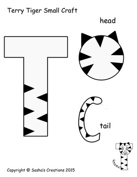 Letter T Craft Printable Prntbl concejomunicipaldechinu gov co