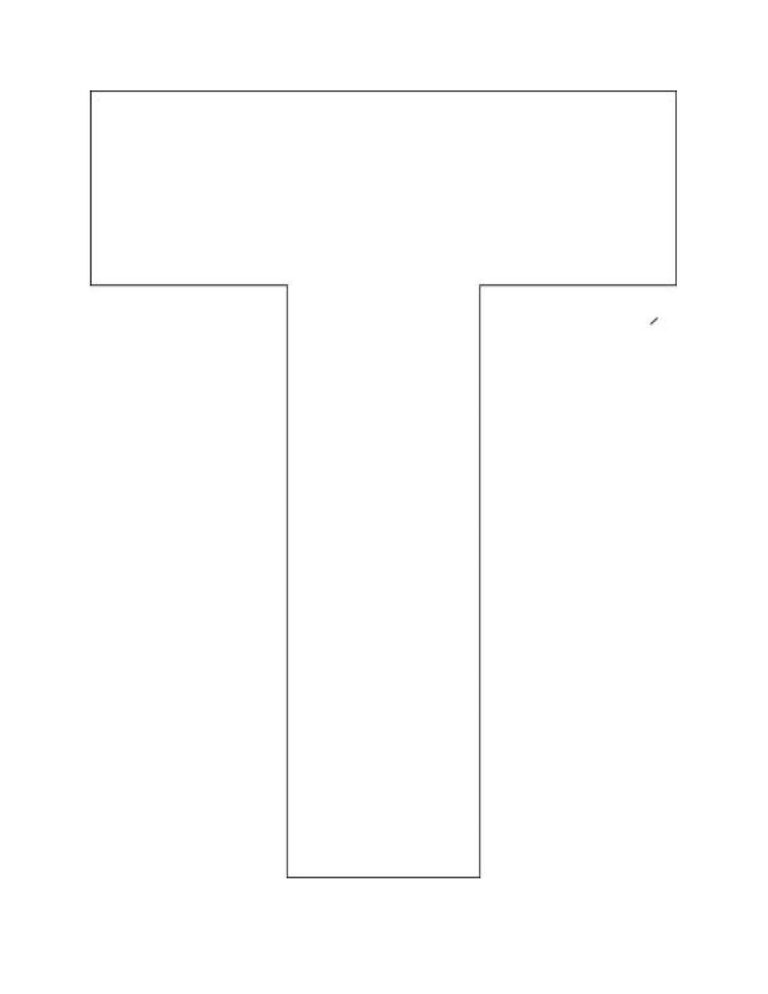 Letter T Printables