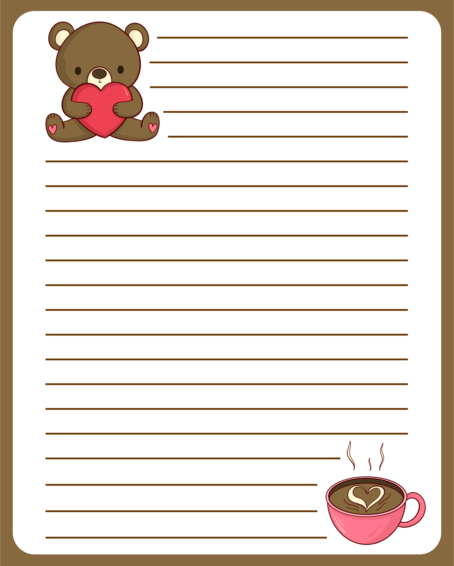Letter Writing Paper 10 Free PDF Printables Printablee Letter Writing Paper 10 Free PDF Printables Printablee