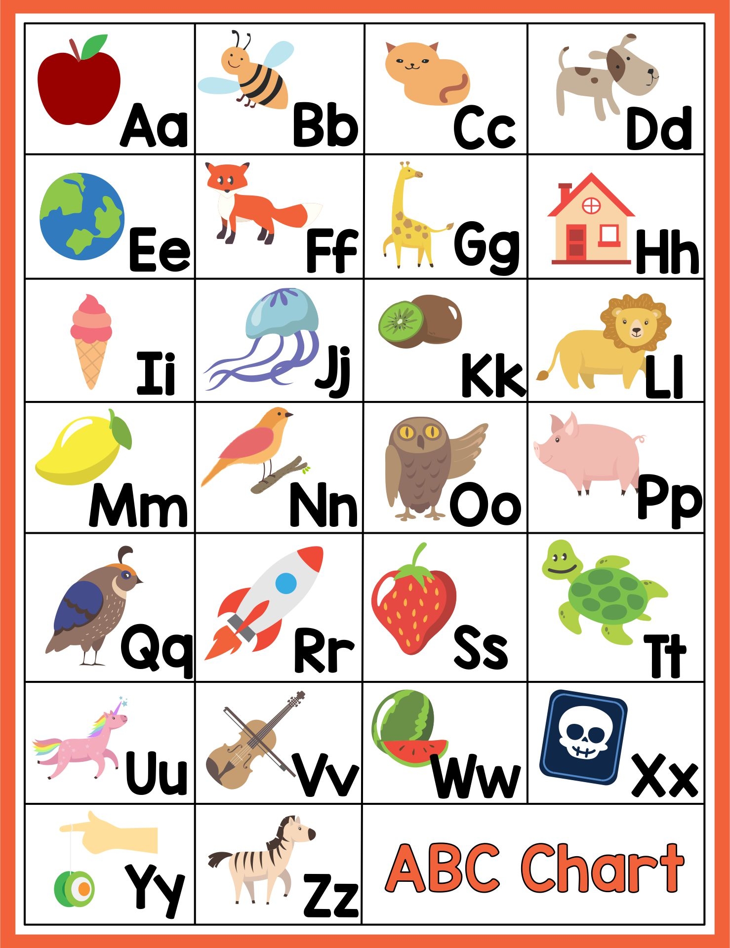 Letters Of The Alphabet Printable Pdf