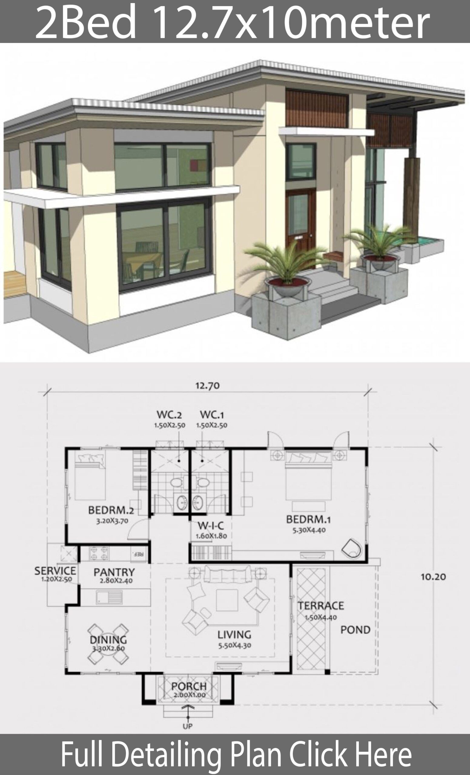 Low Budget Modern 2 Bedroom House Design Floor Plan BESTHOMISH Low Budget Modern 2 Bedroom House Design Floor Plan BESTHOMISH