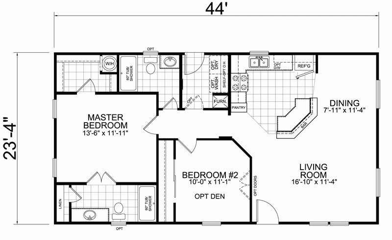 Luxury Two Bedroom Two Bath House Plans New Home Plans Design