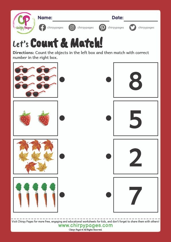Math Worksheets For Preschool Free Printables ChirpyPages