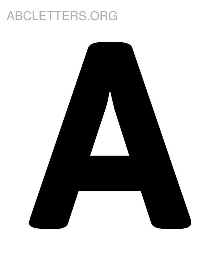 May 20 2015 Large ABC Letters To Print Big ABC Letter Templates 