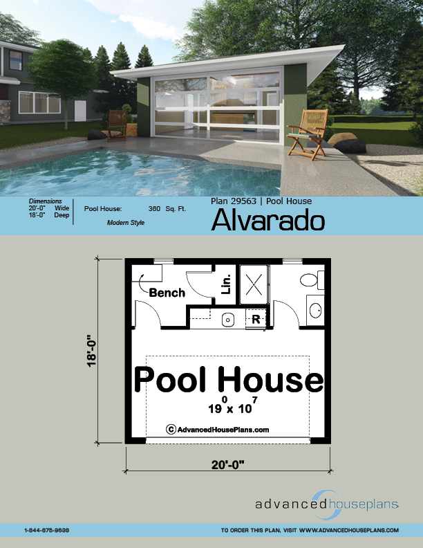 Modern Pool House Plans House Plans