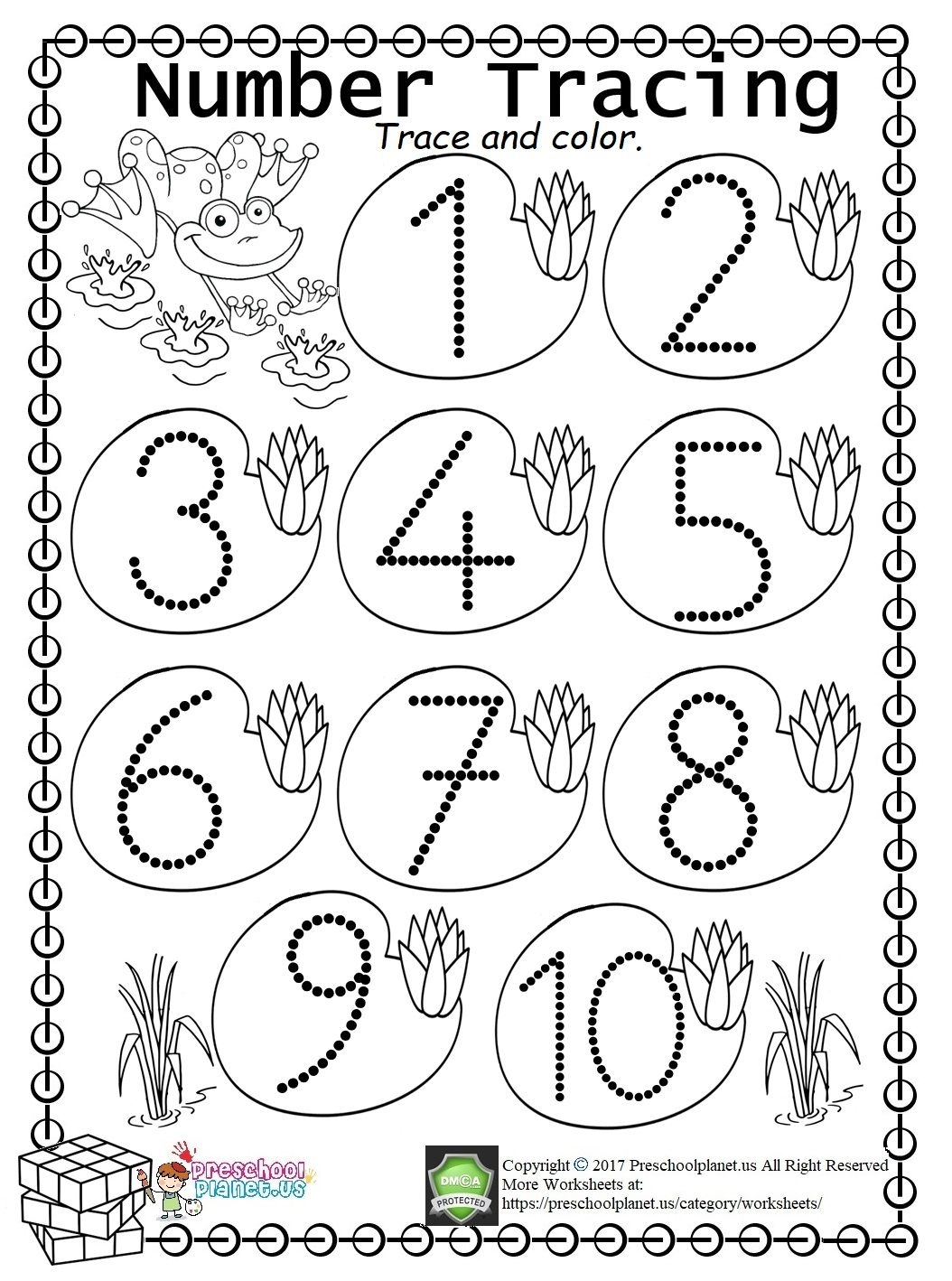 Number Preschool Worksheets Number Preschool Worksheets