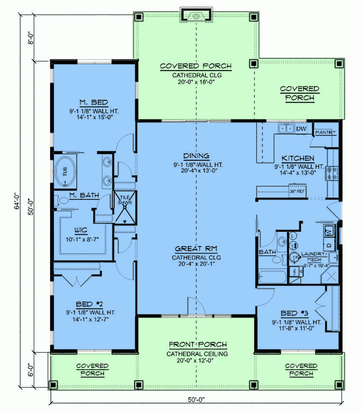 One Story House Plans Floor Plans