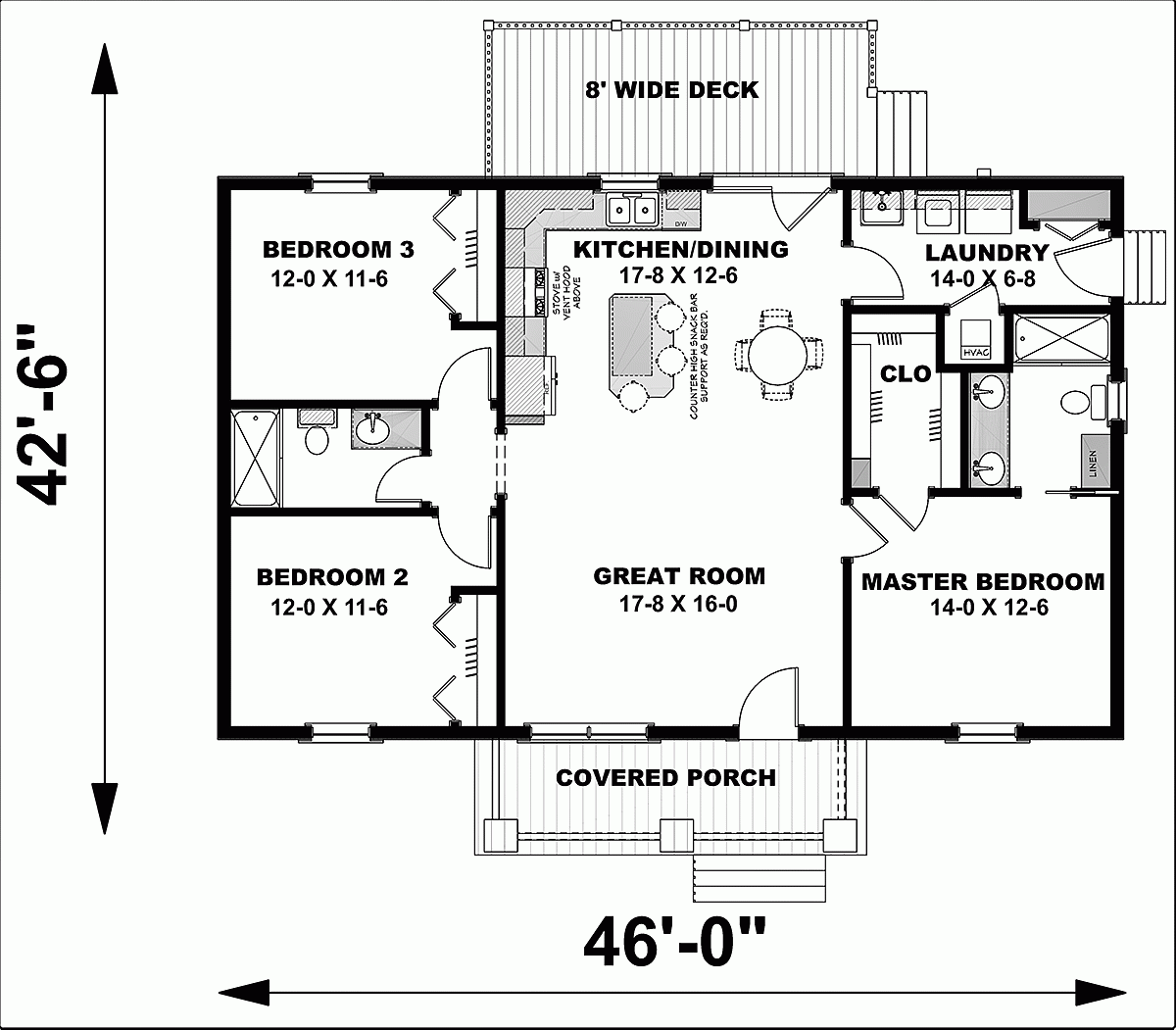 One Story House Plans Single Story Floor Plans Design