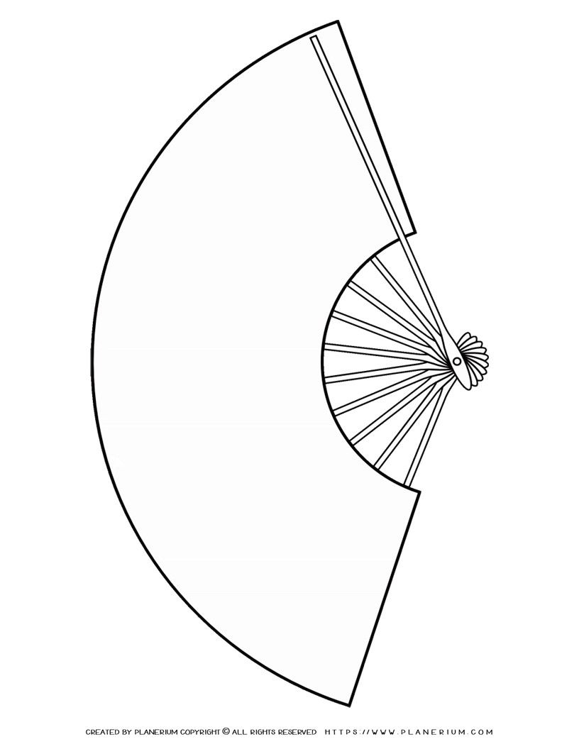 Paper Fan Stencils Printable Pattern Stencils Paper Fan Stencils Printable Pattern Stencils