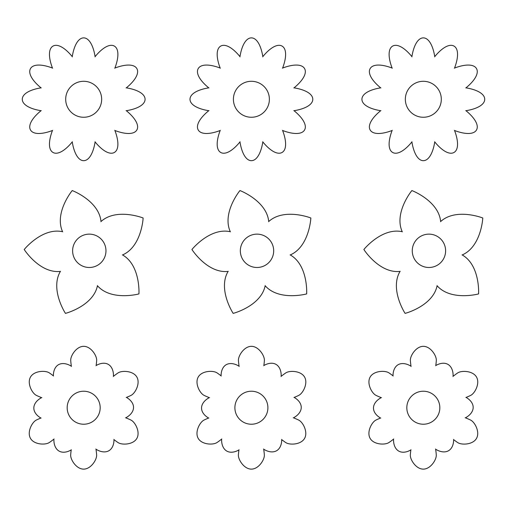 Paper Flower Templates 10 Free PDF Printables Printablee