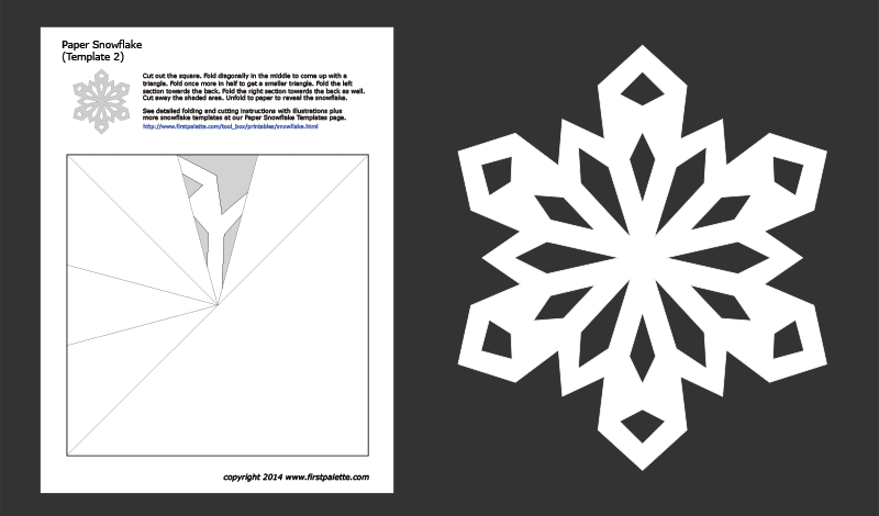 Paper Snowflake Templates Free Printable Templates Coloring Pages