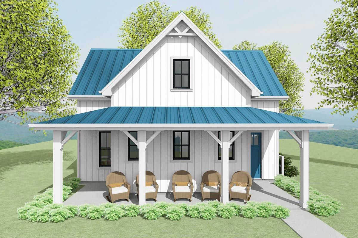 Plan 430801SNG Exclusive ADU House Plan With 2 Bedrooms Cottage