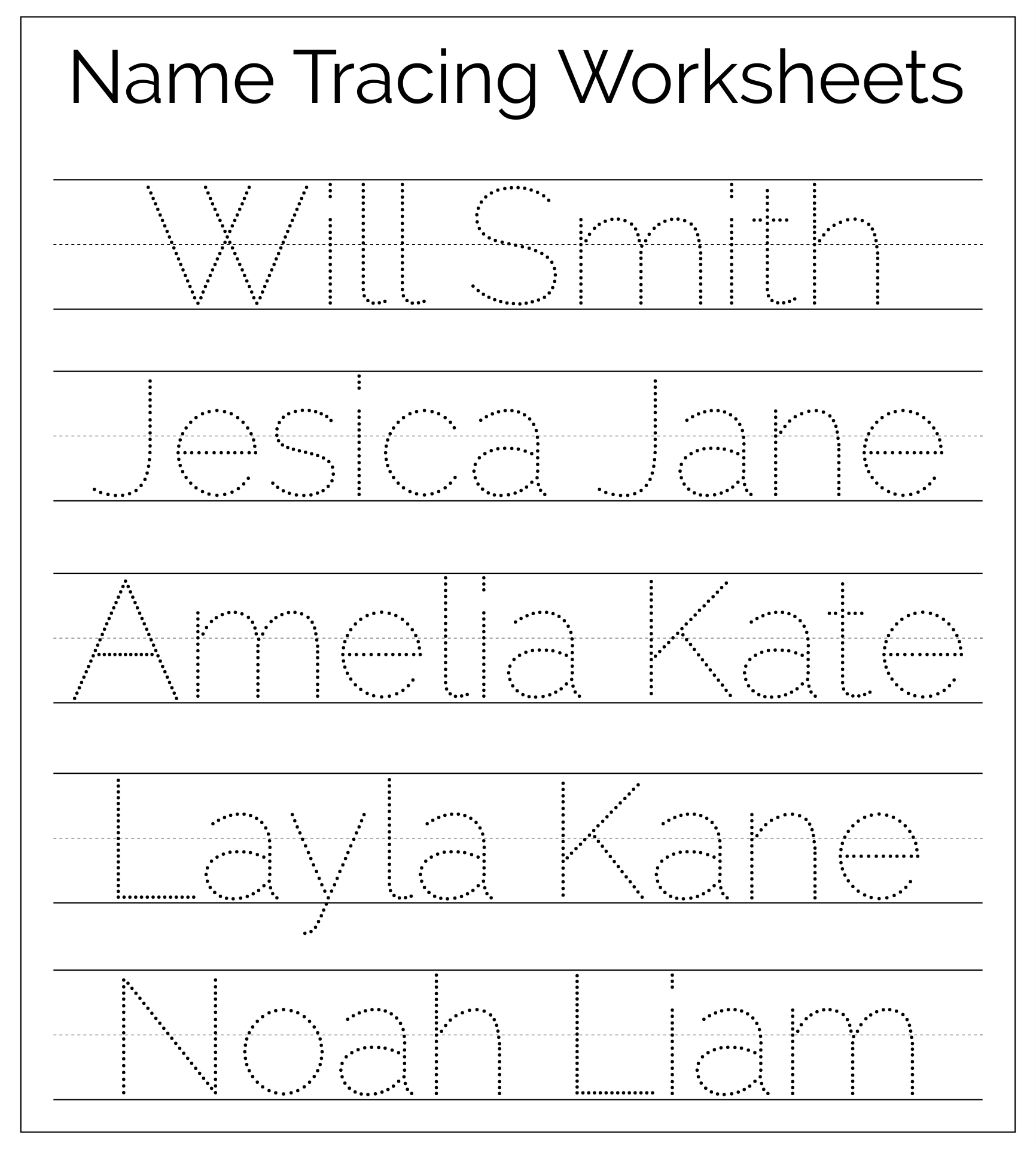Preschool Name Tracing 15 Free PDF Printables Printablee Preschool Name Tracing 15 Free PDF Printables Printablee