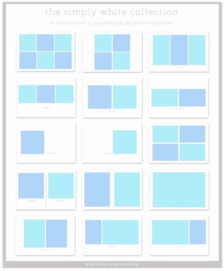 Printable 4X6 Photo Template