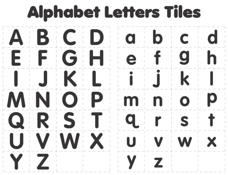 Printable Alphabet Letters Tiles Small Alphabet Letters Scrabble 