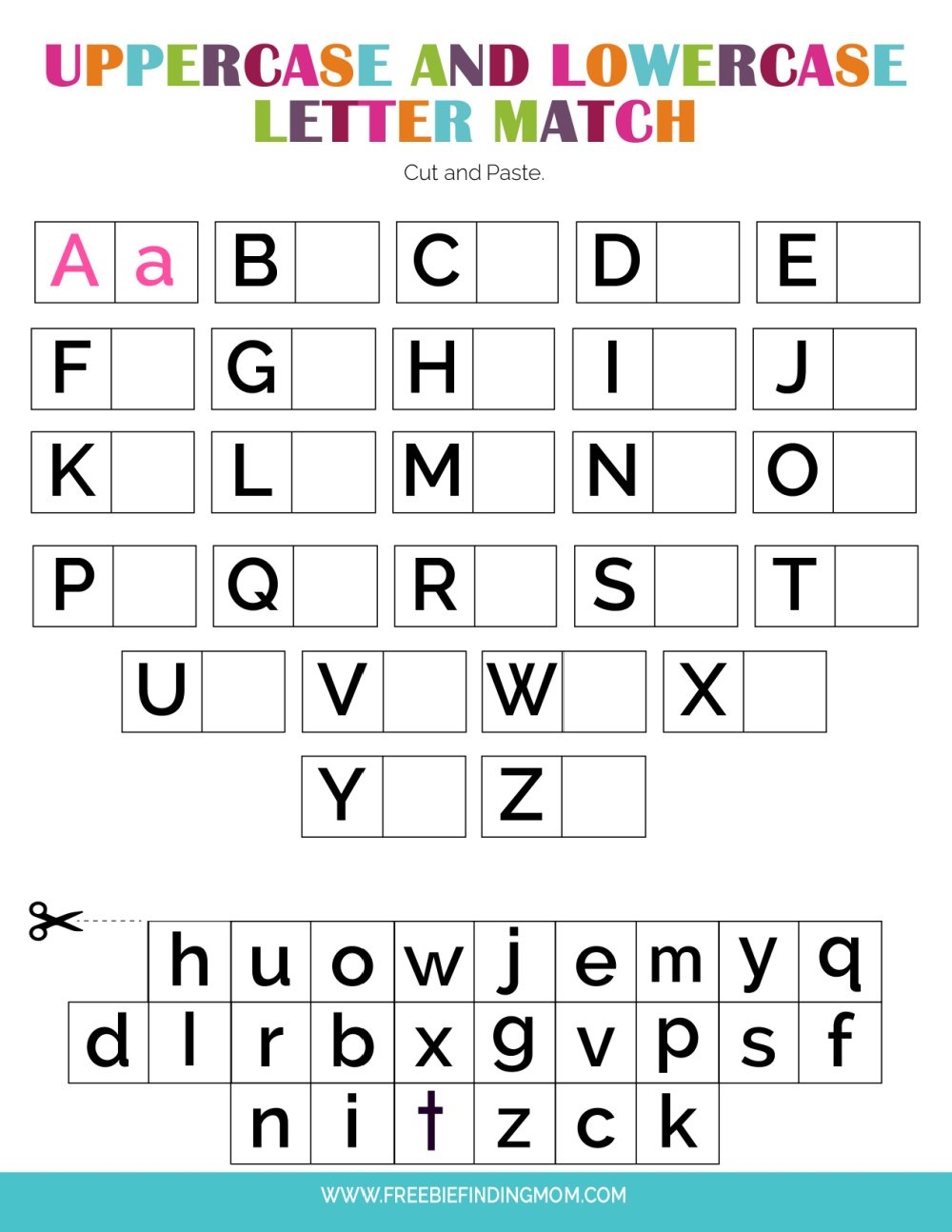 Printable Alphabet Worksheets For Kindergarten PDF Downloads