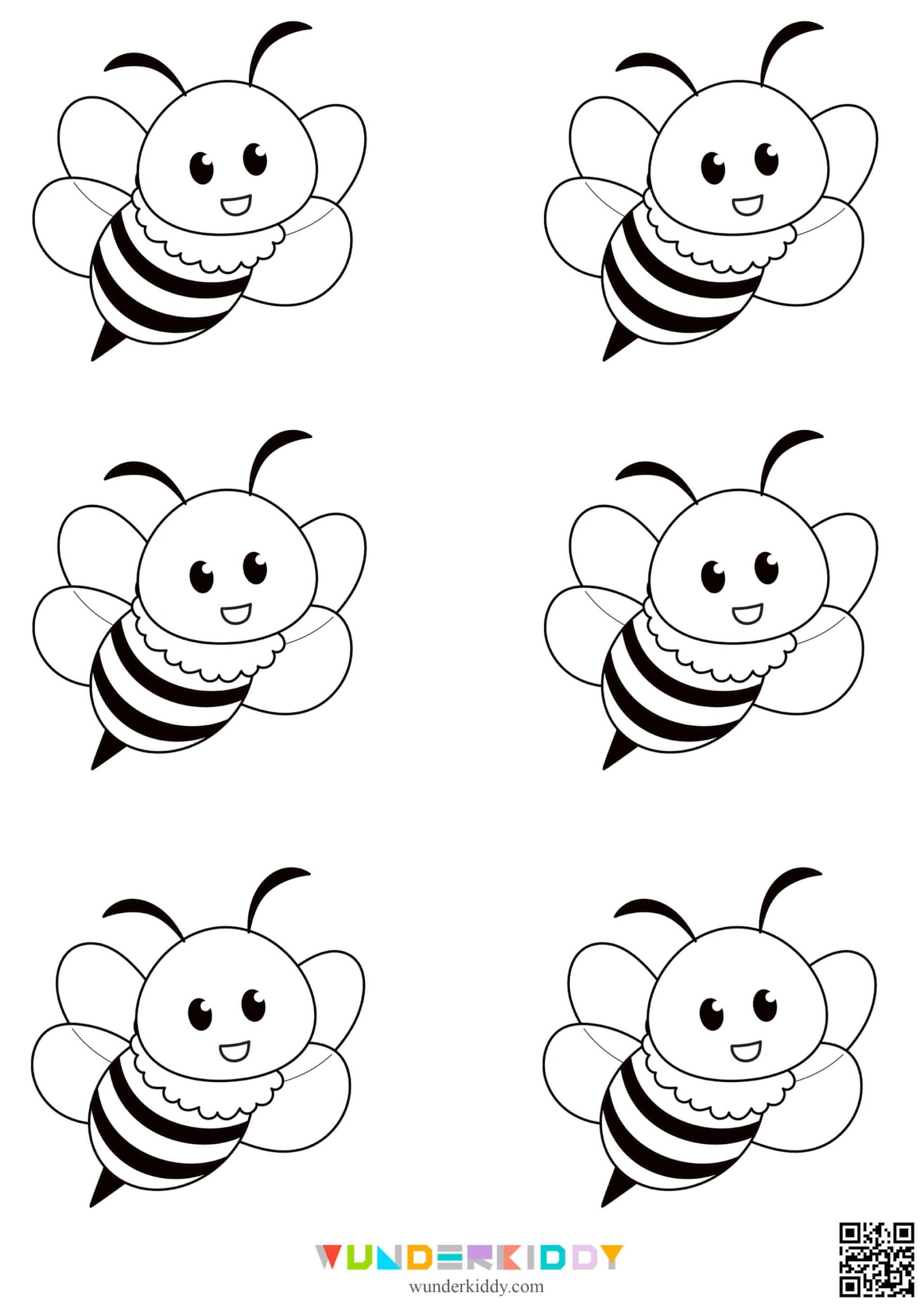 Printable Bee Templates Printable Calendars AT A GLANCE