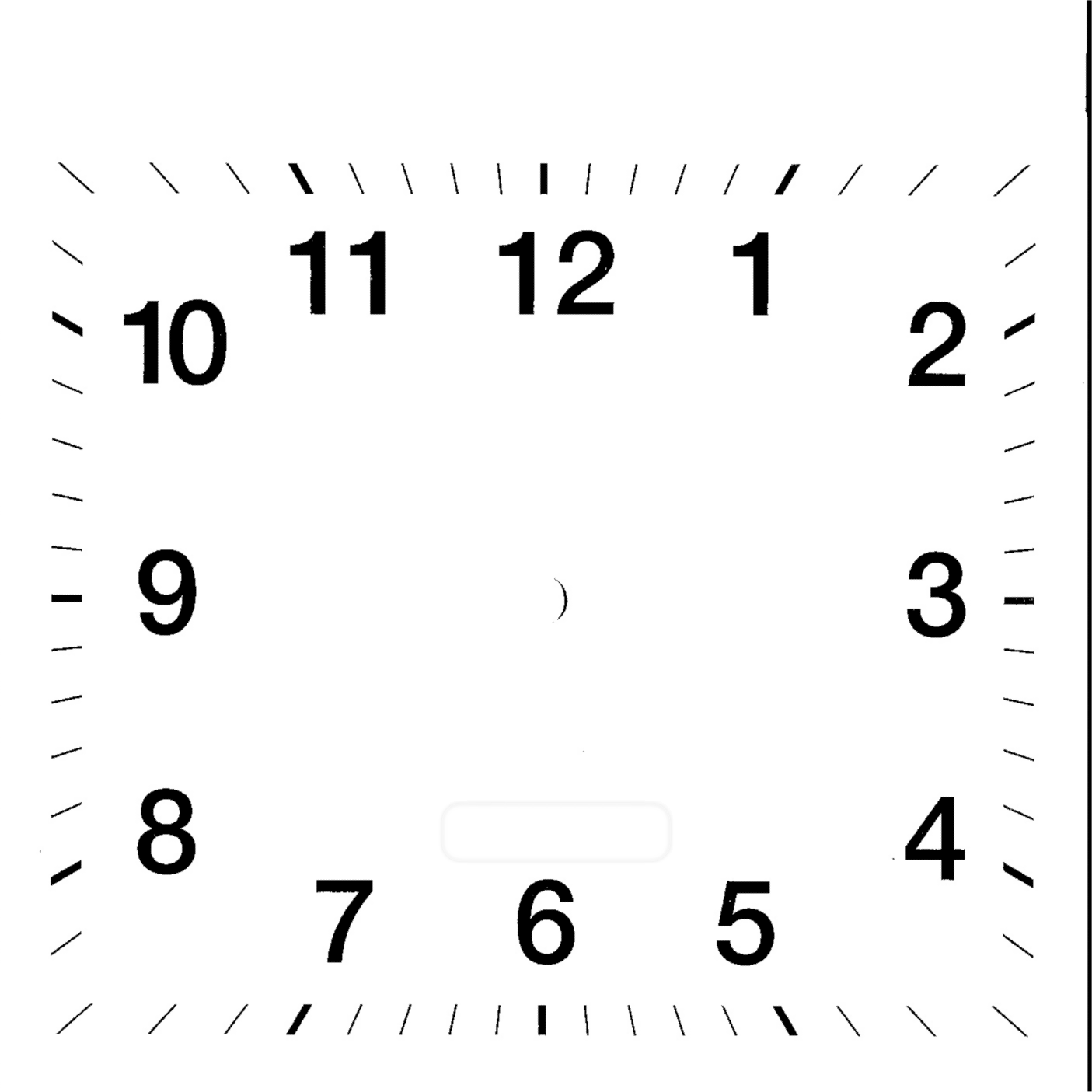 Printable Blank Clock Face ClipArt Best