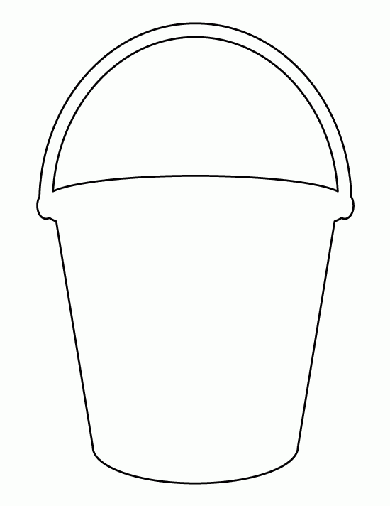 Printable Bucket Template