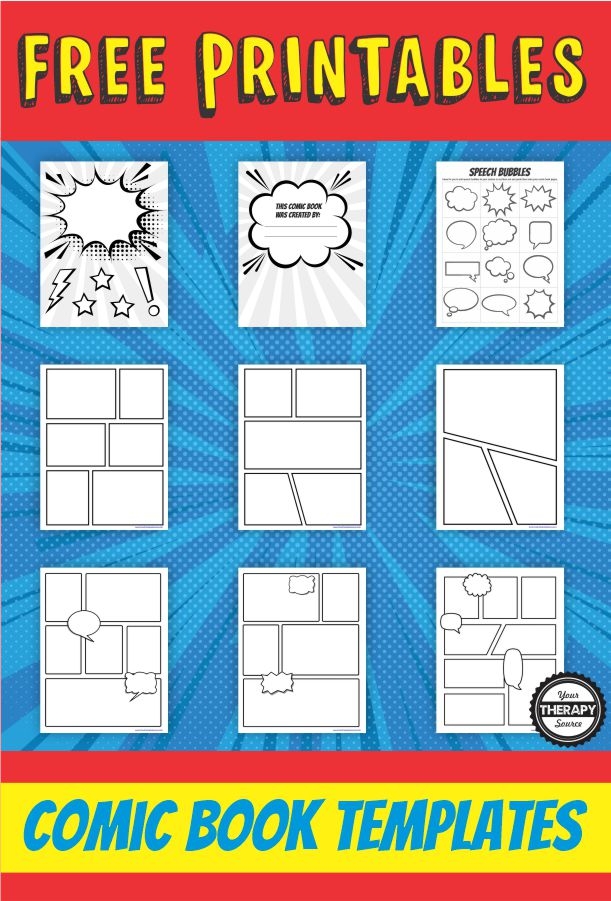 Printable Comic Strip Template A Free Resource For All Ages Your 