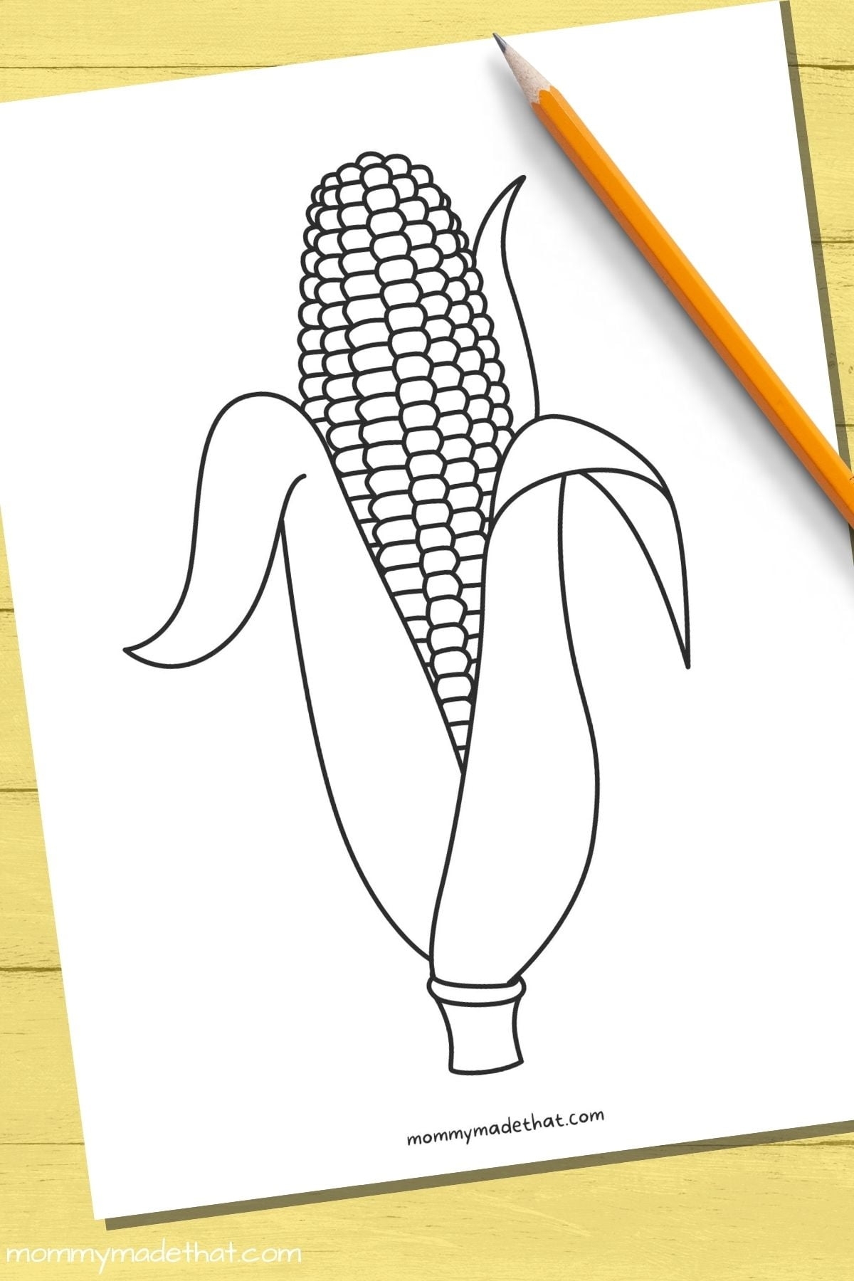 Printable Corn Template Printable Templates Online By Paul Printable