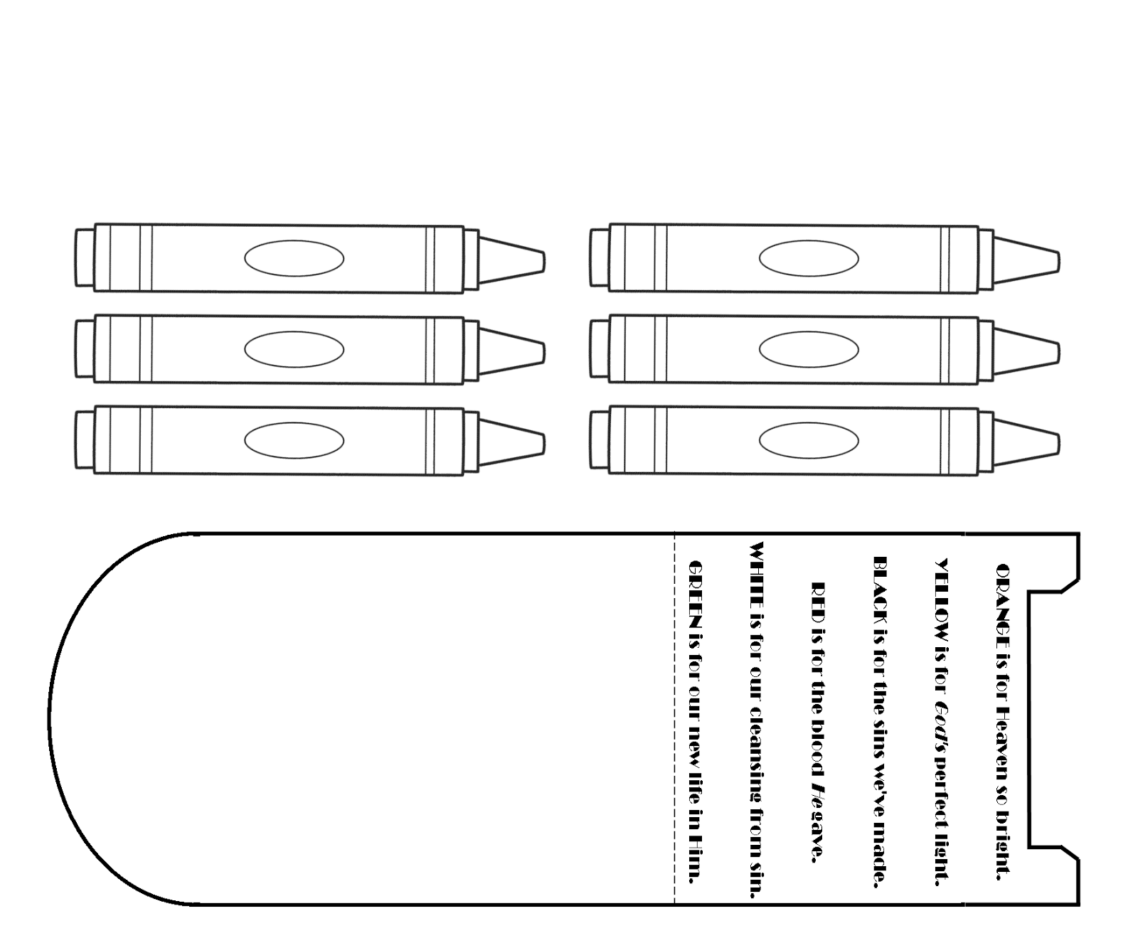 Printable Crayon Box