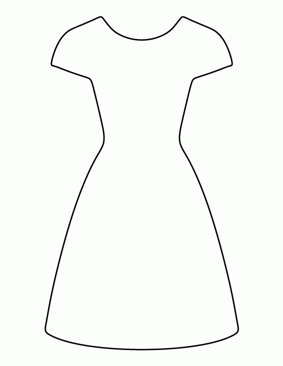 Printable Dress Template