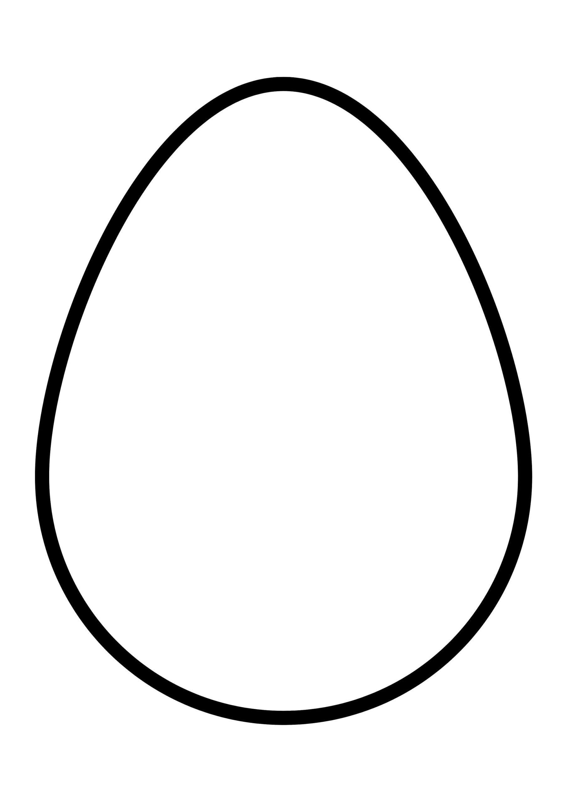 Printable Egg Template