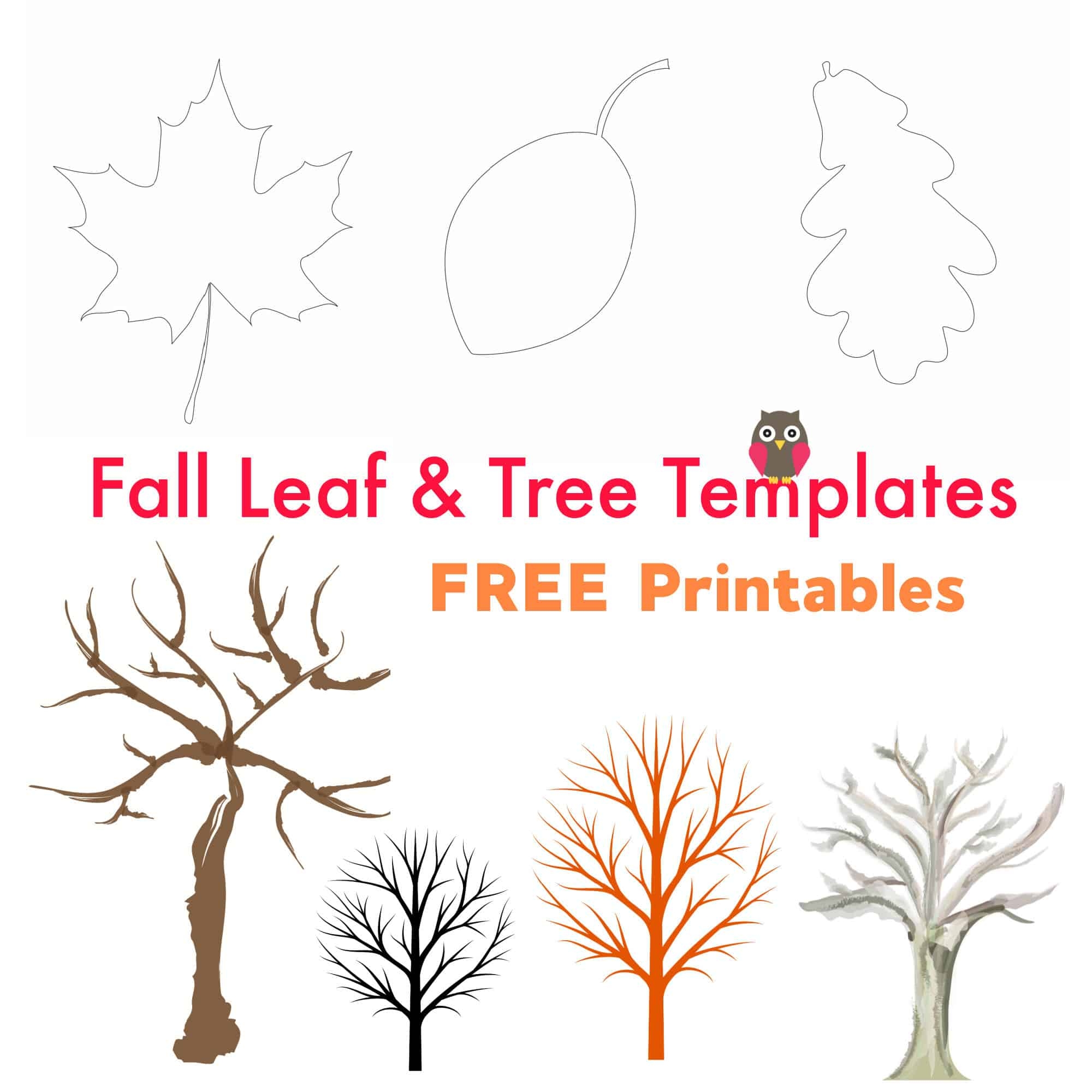 Printable Fall Tree Craft Printable Fall Tree Craft