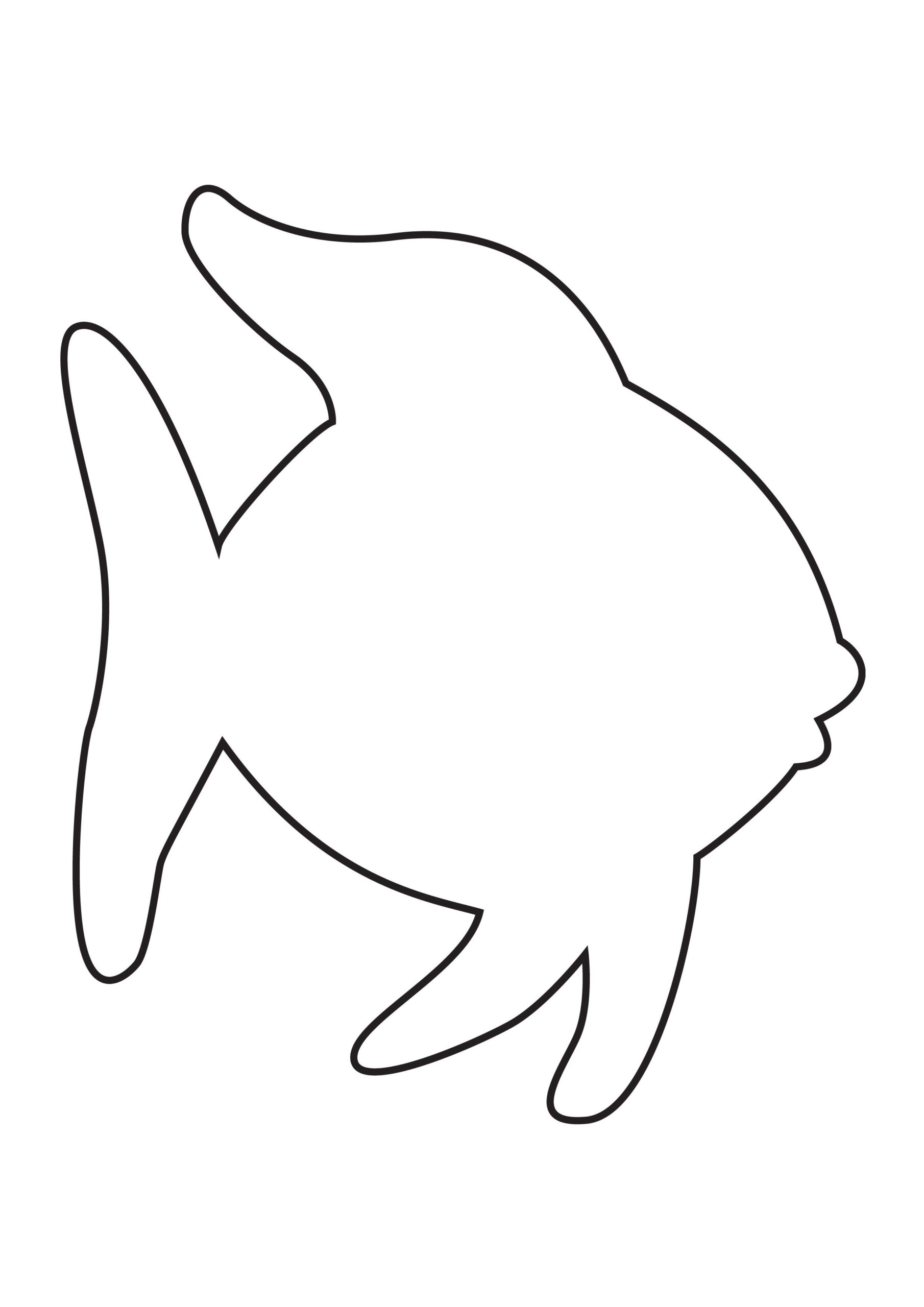 Printable Fish Template Free