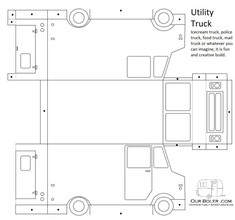 Printable Food Truck Template