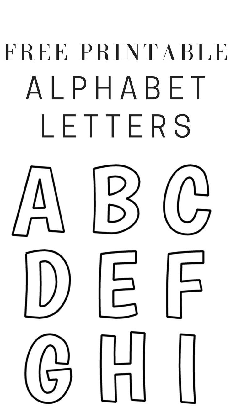 Printable Free Alphabet Templates Free Printable Alphabet Letters Printable Free Alphabet Templates Free Printable Alphabet Letters
