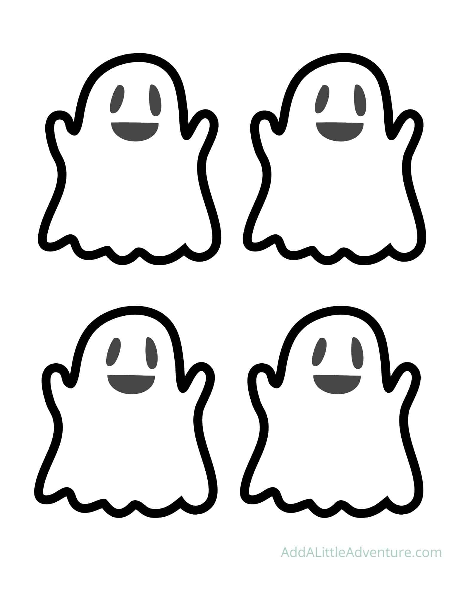 Printable Ghost Template