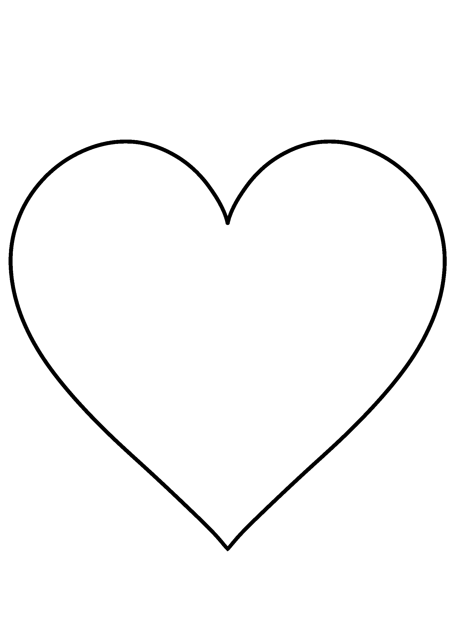 Printable Heart Templates