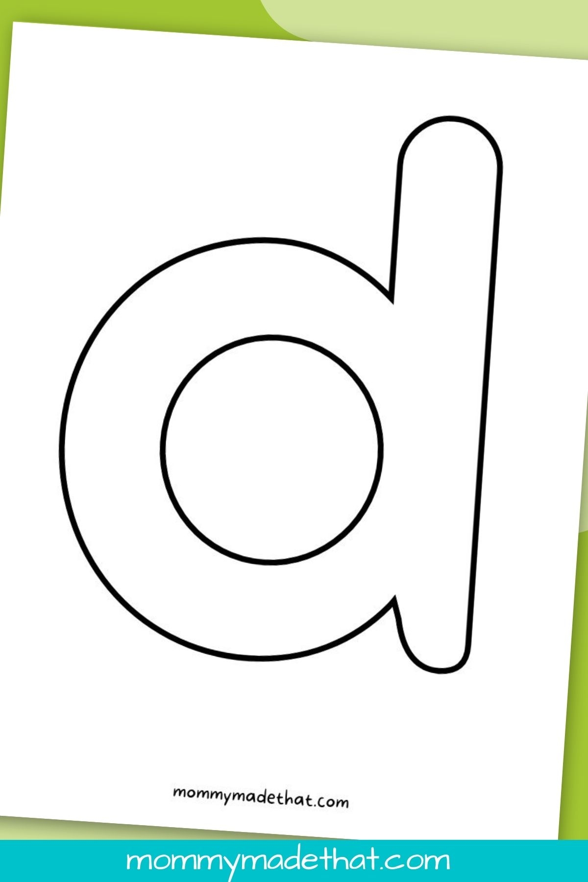 Printable Letter D Grab The Free Template Printable Letter D Grab The Free Template