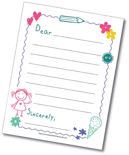 Printable Pen Pal Letter
