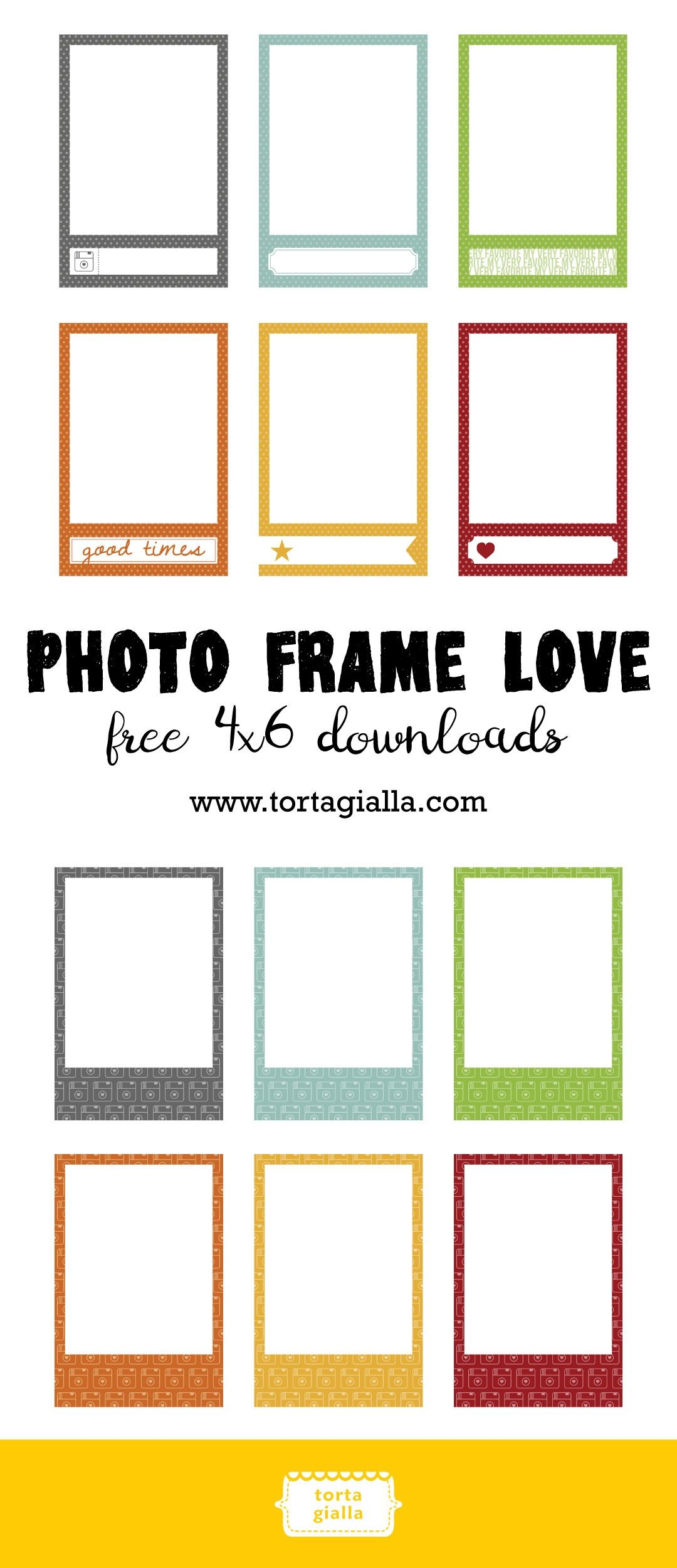 Printable Picture Frame Template 4X6 Collage Linda Bail Printable Picture Frame Template 4X6 Collage Linda Bail