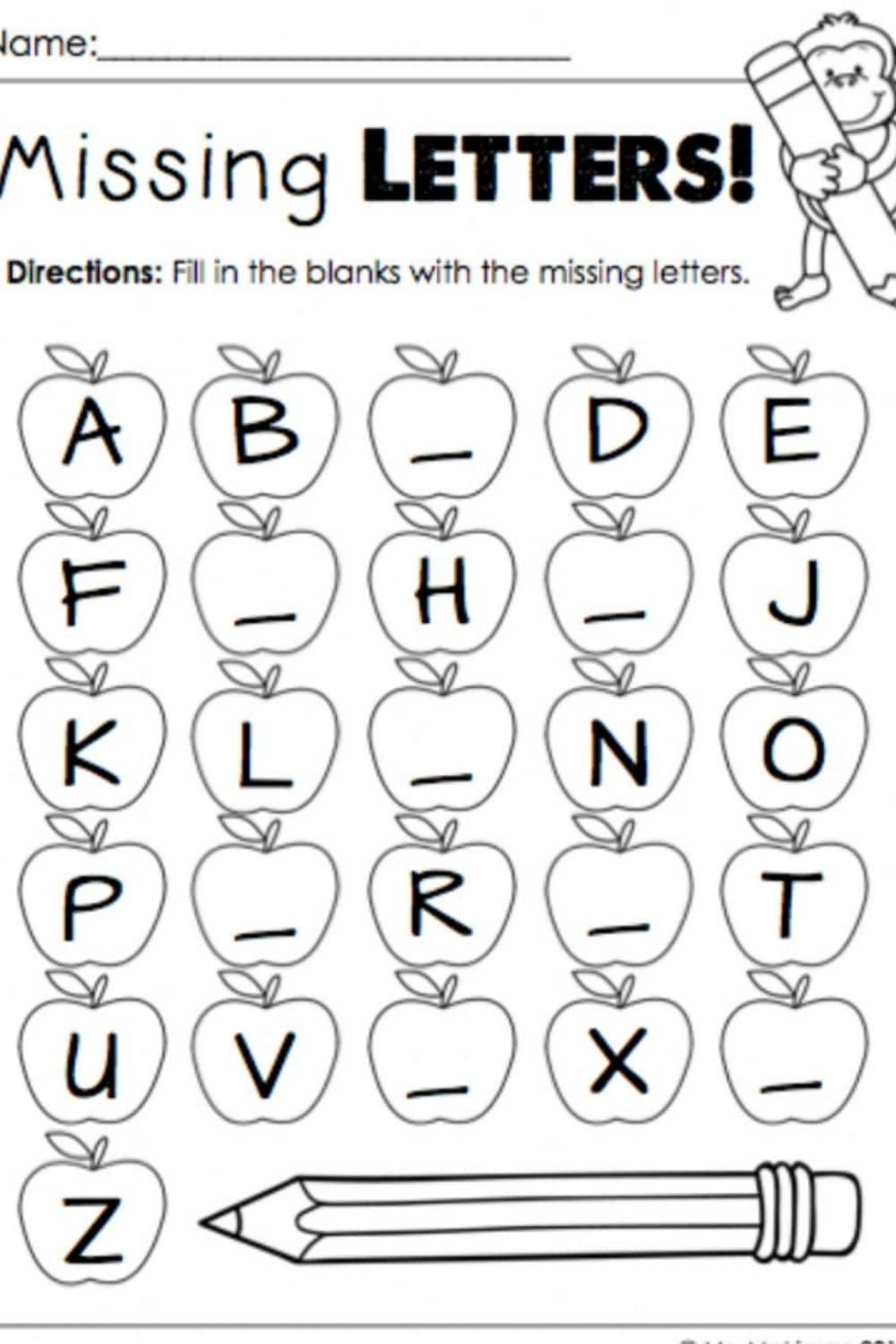 Printable Pre Kindergarten Worksheets Artofit