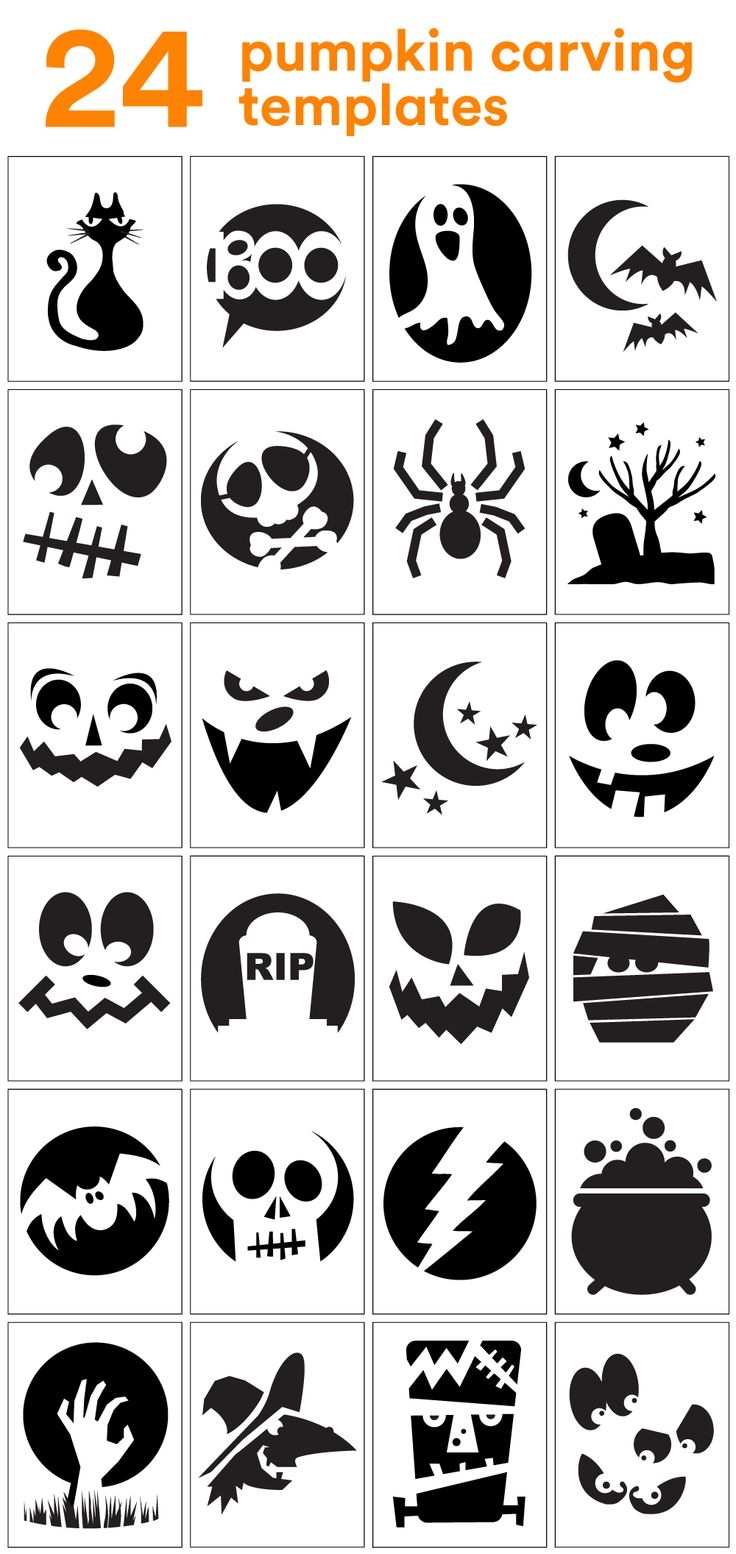 Printable Pumpkin Stencils Cute