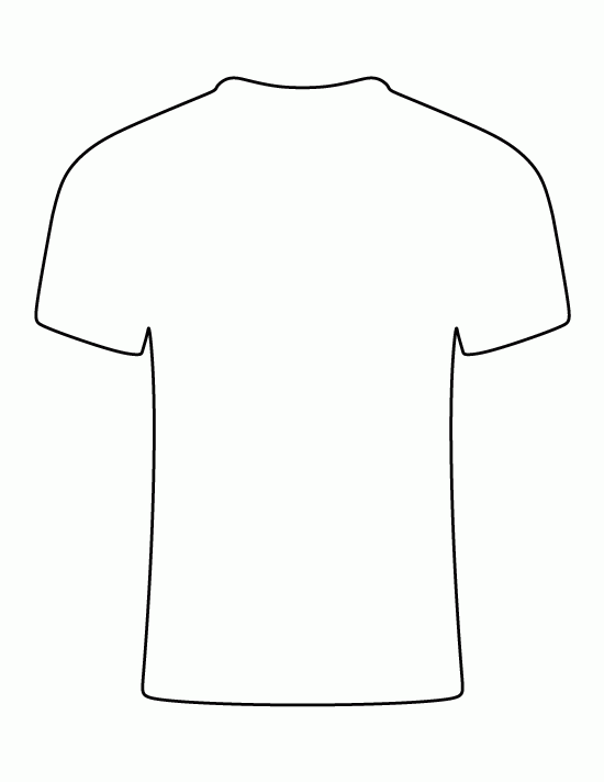 Printable T Shirt Template