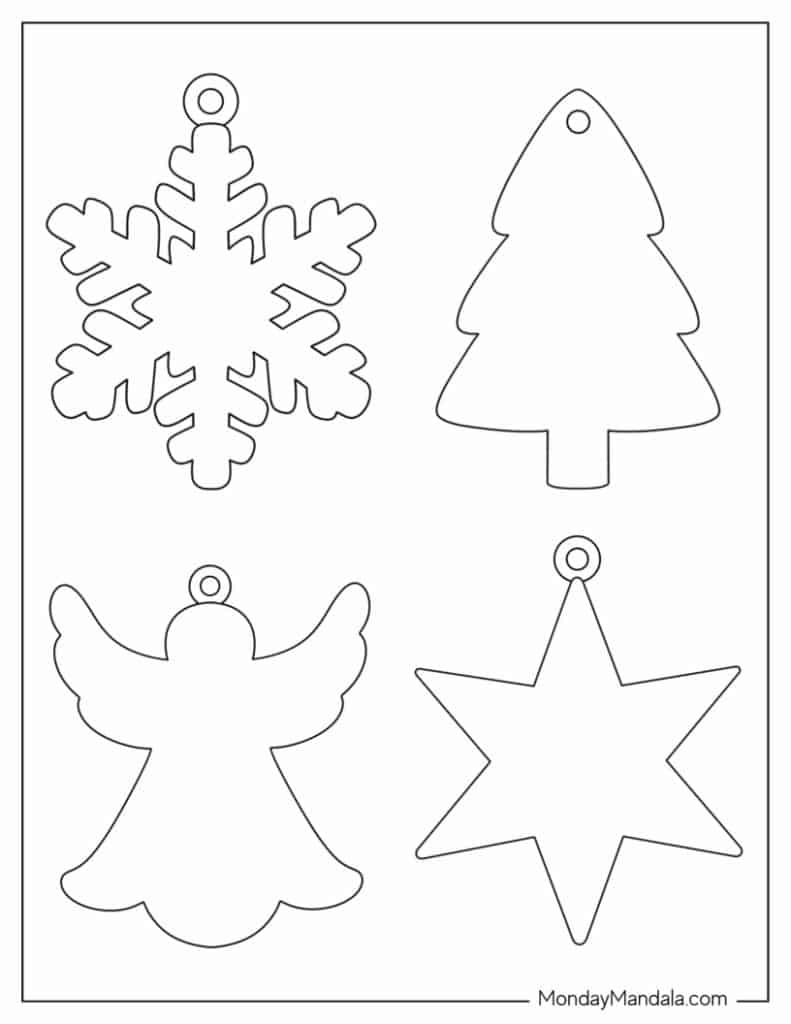 Printable Templates Christmas Tree Ornaments FREE Printable A Z Printable Templates Christmas Tree Ornaments FREE Printable A Z