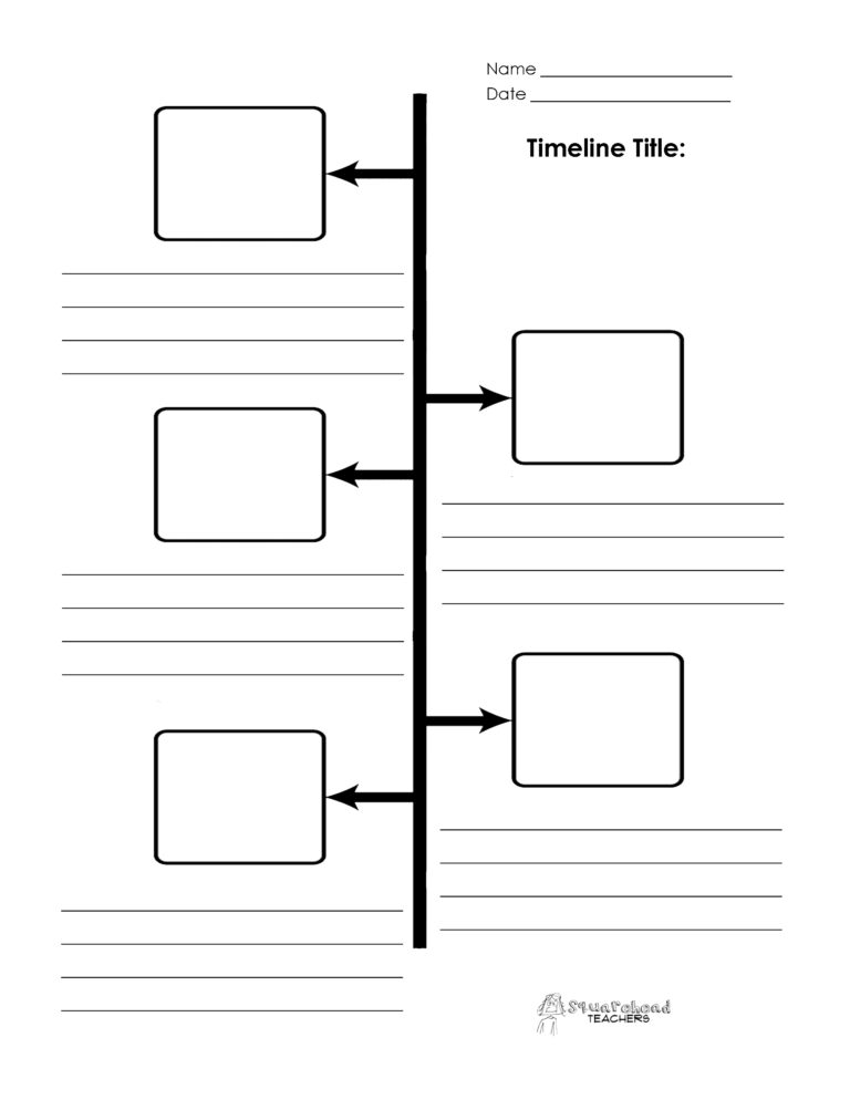 Printable Timeline Template
