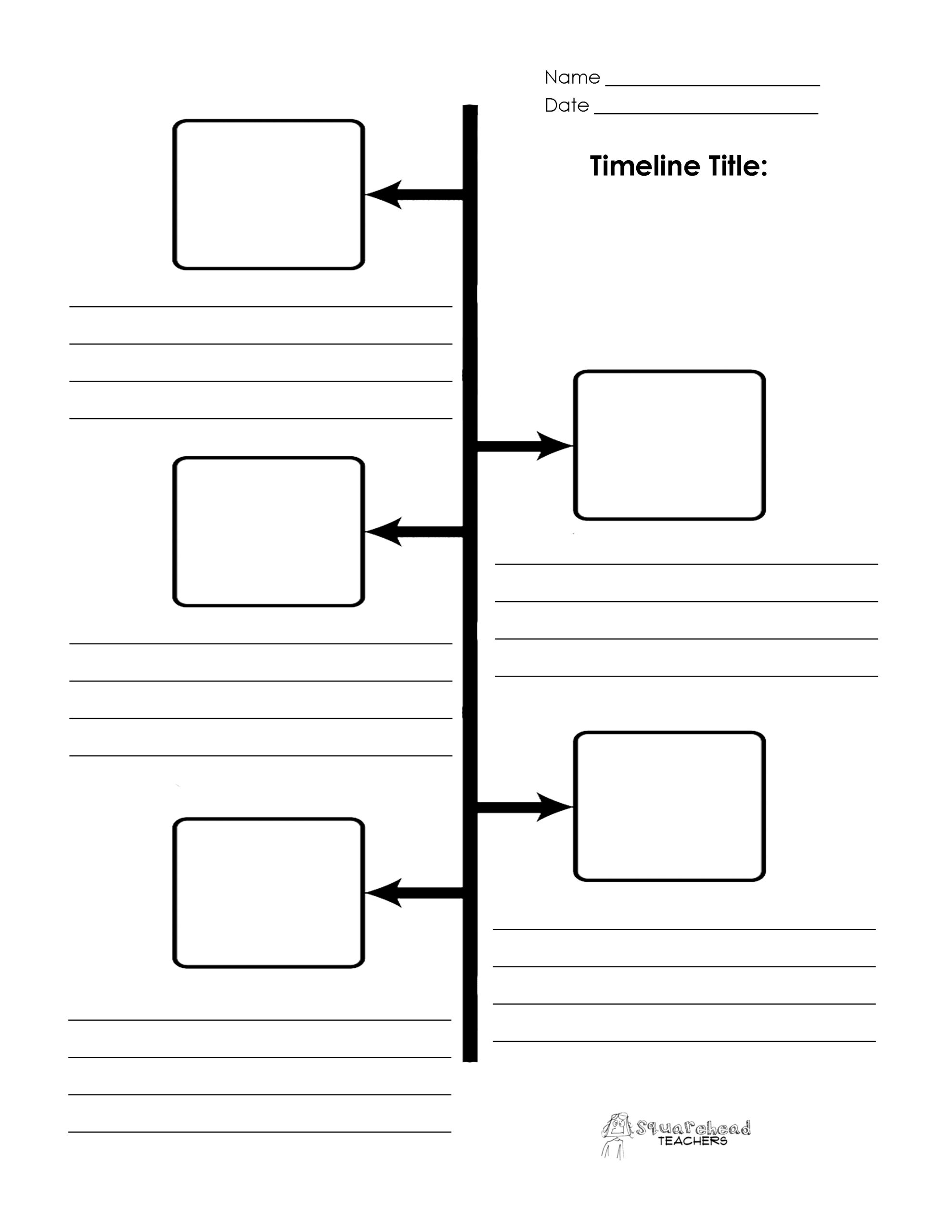 Printable Timeline Template