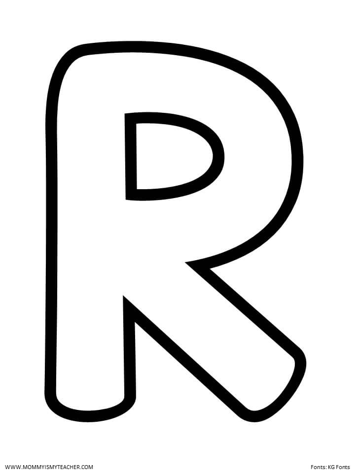 R Letter Alphabet