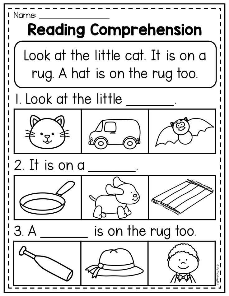 Reading Kindergarten Worksheets